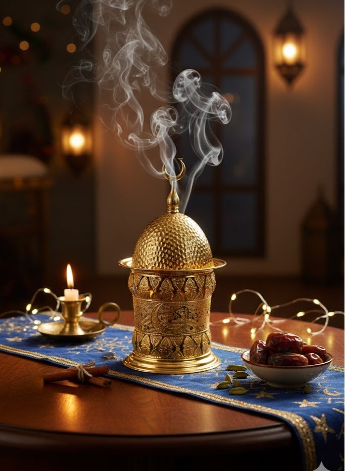 Ramadan lantern, dome shape, metal material, - Image 1